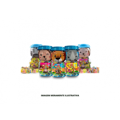 MINI JELLY ANIMALS DIPLOKO POTE 1X100X15G